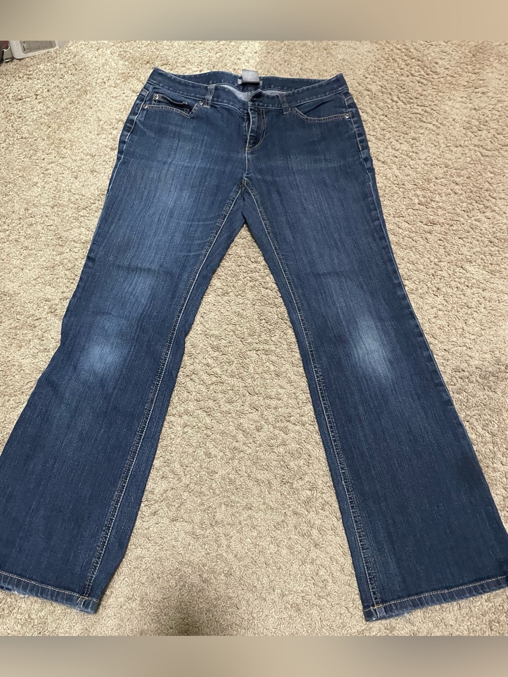 Ann Taylor Dark Blue Flare Jeans